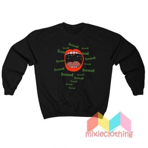 Cheap Red Lips Tatocat Band Sweatshirt