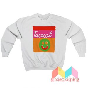 Cheap Smile Striped Tatocat Band Sweatshirt