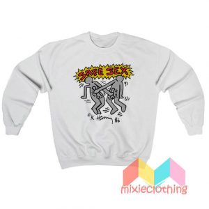 Keith Haring Safe Sex Harry Styles Sweatshirt