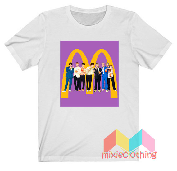BTS X McDonald Collabs T-shirt