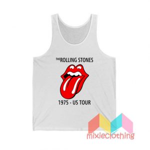The Rolling Stones Us Tour 1975 Tank Top