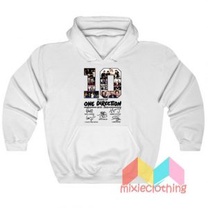 10 Years Of One Direction Hoodie