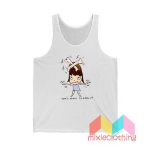 Yoshitomo nara I Don't Want To Grow Up Tank Top