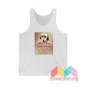 Bobby Bowden Coaching Career Tank Top