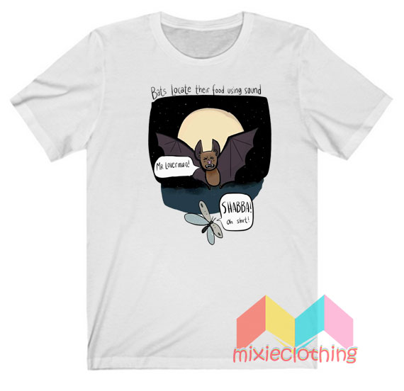 Bats Locate Their Food Using Sound T-Shirt - Mixieclothing.com