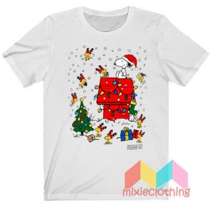 Vintage Snoopy And Woodstock Christmas T-Shirt