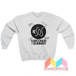5sos Logo And Signature Sweatshirt